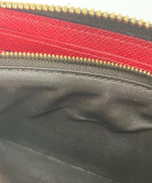 LOUIS VUITTON（ルイ ヴィトン）LOUIS VUITTON (ルイ ヴィトン) ポルトフォイユ・クレマンス ダミエ 長財布 ブラウンの古着・服飾アイテム