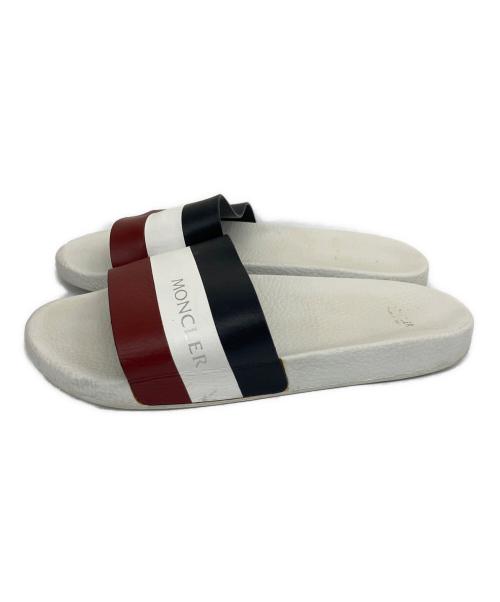MONCLER（モンクレール）MONCLER (モンクレール) シャワーサンダル ホワイト サイズ:27の古着・服飾アイテム
