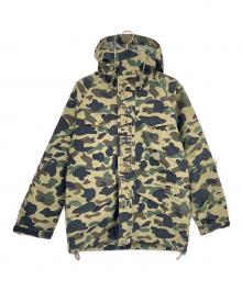 A BATHING APE（アベイシングエイプ）の古着「1ST CAMO SNOWBOARD JACKET」｜カーキ