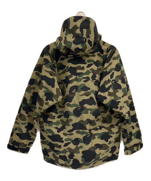 A BATHING APE（アベイシングエイプ）A BATHING APE (アベイシングエイプ) 1ST CAMO SNOWBOARD JACKET カーキ サイズ:Sの古着・服飾アイテム