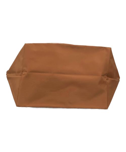 LONGCHAMP（ロンシャン）LONGCHAMP (ロンシャン) ル プリアージュM トップハンドルバッグ ブラウンの古着・服飾アイテム