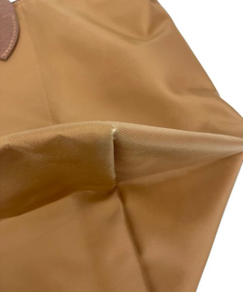 LONGCHAMP（ロンシャン）LONGCHAMP (ロンシャン) ル プリアージュM トップハンドルバッグ ブラウンの古着・服飾アイテム