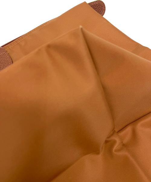 LONGCHAMP（ロンシャン）LONGCHAMP (ロンシャン) ル プリアージュM トップハンドルバッグ ブラウンの古着・服飾アイテム