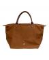 LONGCHAMP (ロンシャン) ル プリアージュM トップハンドルバッグ ブラウン：12000円