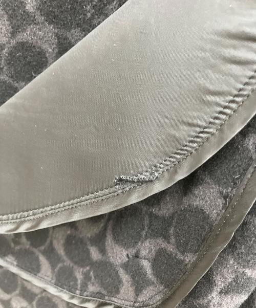 COACH（コーチ）COACH (コーチ) ダブルフェイス ウールケープ ブラック サイズ:XSの古着・服飾アイテム