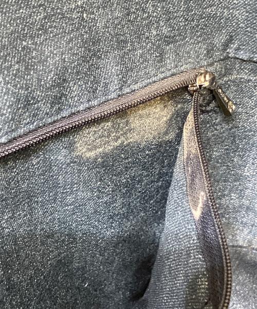 LONGCHAMP（ロンシャン）LONGCHAMP (ロンシャン) クロコ型押しトートバッグ ブラックの古着・服飾アイテム