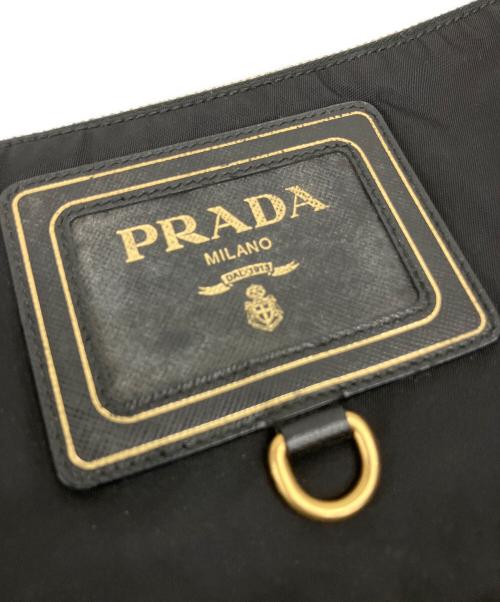 PRADA（プラダ）PRADA (プラダ) アクセサリーポーチ ブラックの古着・服飾アイテム