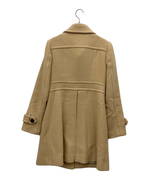 BURBERRY BLUE LABEL（バーバリー ブルー レーベル）BURBERRY BLUE LABEL (バーバリー ブルー レーベル) ウールロングコート ベージュ サイズ:SIZE40の古着・服飾アイテム