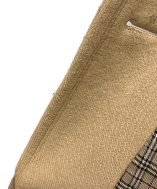 BURBERRY BLUE LABEL（バーバリー ブルー レーベル）BURBERRY BLUE LABEL (バーバリー ブルー レーベル) ウールロングコート ベージュ サイズ:SIZE40の古着・服飾アイテム