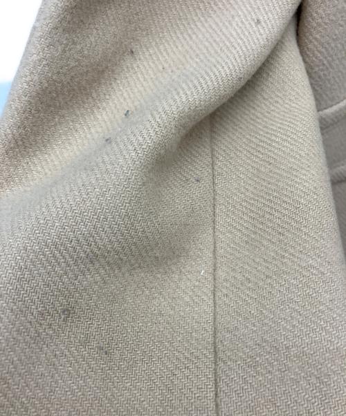 BURBERRY BLUE LABEL（バーバリー ブルー レーベル）BURBERRY BLUE LABEL (バーバリー ブルー レーベル) ウールロングコート ベージュ サイズ:SIZE40の古着・服飾アイテム