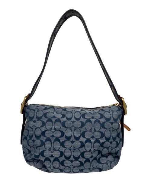 COACH（コーチ）COACH (コーチ) ワンショルダーバッグ ブルーの古着・服飾アイテム