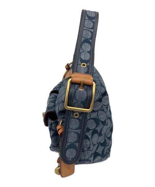 COACH（コーチ）COACH (コーチ) ワンショルダーバッグ ブルーの古着・服飾アイテム