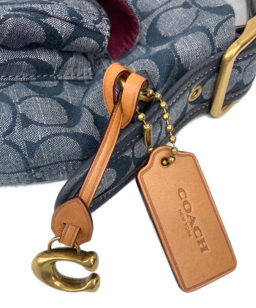 COACH（コーチ）COACH (コーチ) ワンショルダーバッグ ブルーの古着・服飾アイテム