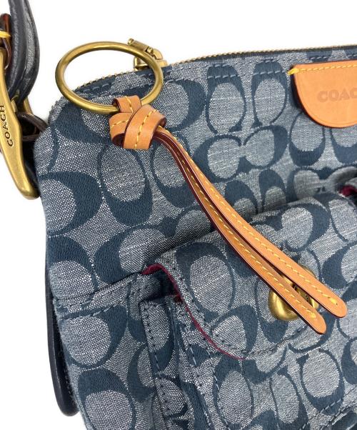 COACH（コーチ）COACH (コーチ) ワンショルダーバッグ ブルーの古着・服飾アイテム
