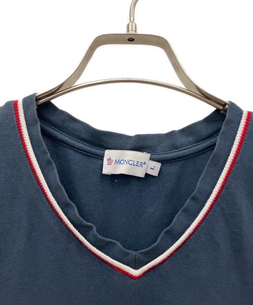 MONCLER（モンクレール）MONCLER (モンクレール) 半袖カットソー スープリームス期 ネイビー サイズ:Lの古着・服飾アイテム
