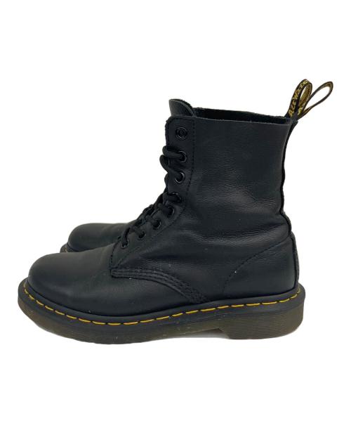 Dr.Martens（ドクターマーチン）Dr.Martens (ドクターマーチン) 8ホールブーツ ブラック サイズ:24の古着・服飾アイテム