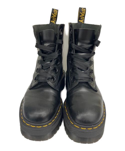Dr.Martens（ドクターマーチン）Dr.Martens (ドクターマーチン) 6ホールブーツ MOLLY ブラック サイズ:24の古着・服飾アイテム