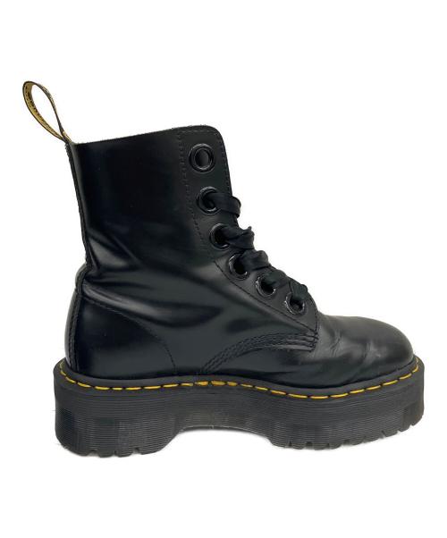 Dr.Martens（ドクターマーチン）Dr.Martens (ドクターマーチン) 6ホールブーツ MOLLY ブラック サイズ:24の古着・服飾アイテム