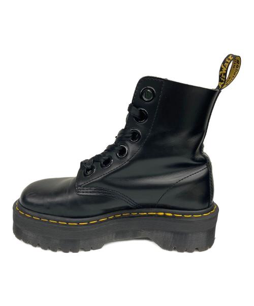 Dr.Martens（ドクターマーチン）Dr.Martens (ドクターマーチン) 6ホールブーツ MOLLY ブラック サイズ:24の古着・服飾アイテム
