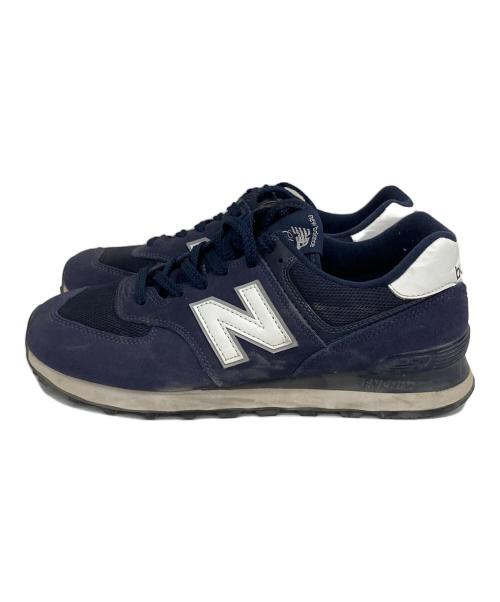 NEW BALANCE（ニューバランス）NEW BALANCE (ニューバランス) スニーカー	ML574EN2 ネイビー サイズ:27の古着・服飾アイテム
