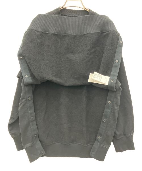 sacai（サカイ）sacai (サカイ) Sweat Jersey Pullover ブラック サイズ:SIZE2の古着・服飾アイテム