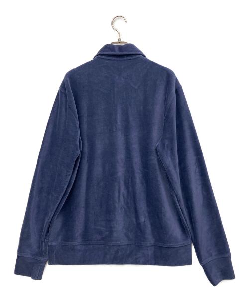 POLO RALPH LAUREN（ポロ・ラルフローレン）POLO RALPH LAUREN (ポロ・ラルフローレン) コーデュロイハーフジップスウェット ネイビー サイズ:Mの古着・服飾アイテム