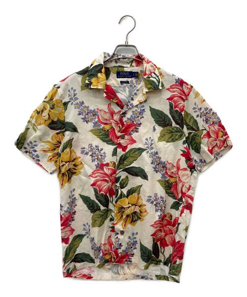 POLO RALPH LAUREN（ポロ・ラルフローレン）POLO RALPH LAUREN (ポロ・ラルフローレン) アロハシャツ ベージュ サイズ:Sの古着・服飾アイテム