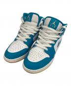 NIKEナイキ）の古着「GS Air Jordan 1 Mid Aqua（エアジョーダン1 ミッド）」｜スカイブルー