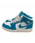 NIKE (ナイキ) GS Air Jordan 1 Mid Aqua（エアジョーダン1 ミッド） スカイブルー サイズ:25：5000円