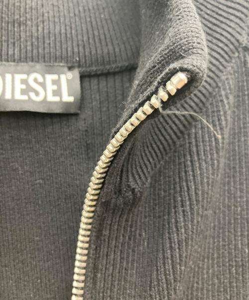 DIESEL（ディーゼル）DIESEL (ディーゼル) 厚手ニット ブラック サイズ:Mの古着・服飾アイテム