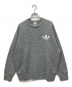 adidasアディダス）の古着「厚手ニット」｜グレー