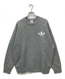 adidas（アディダス）の古着「厚手ニット」｜グレー