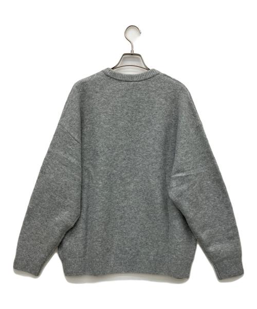 adidas（アディダス）adidas (アディダス) 厚手ニット グレー サイズ:XLの古着・服飾アイテム