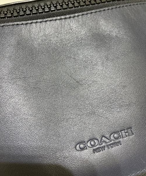 COACH（コーチ）COACH (コーチ) ウエストバッグ ネイビー×ブラックの古着・服飾アイテム