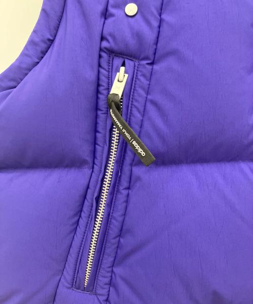 adidas（アディダス）adidas (アディダス) Y-3 (ワイスリー) ダウンベスト M PUFF VEST パープル サイズ:Sの古着・服飾アイテム