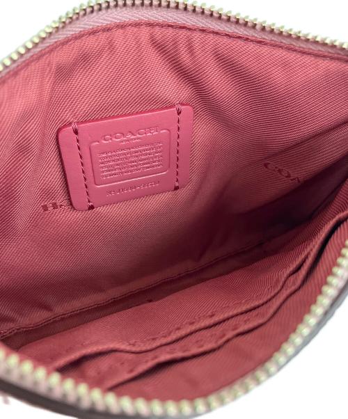 COACH（コーチ）COACH (コーチ) ポーチ ピンクの古着・服飾アイテム