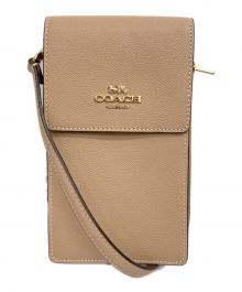 COACH（コーチ）の古着「スマホショルダー」｜ベージュ