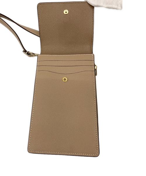 COACH（コーチ）COACH (コーチ) スマホショルダー ベージュの古着・服飾アイテム