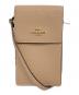 COACH（コーチ）の古着「スマホショルダー」｜ベージュ