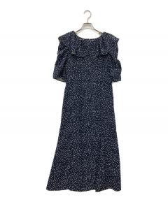 中古・古着通販】MARIHA (マリハ) カシュクールワンピース ネイビー