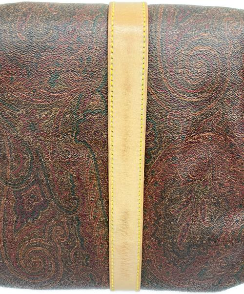 ETRO（エトロ）ETRO (エトロ) ペイズリー柄ボストンバッグ ブラウンの古着・服飾アイテム
