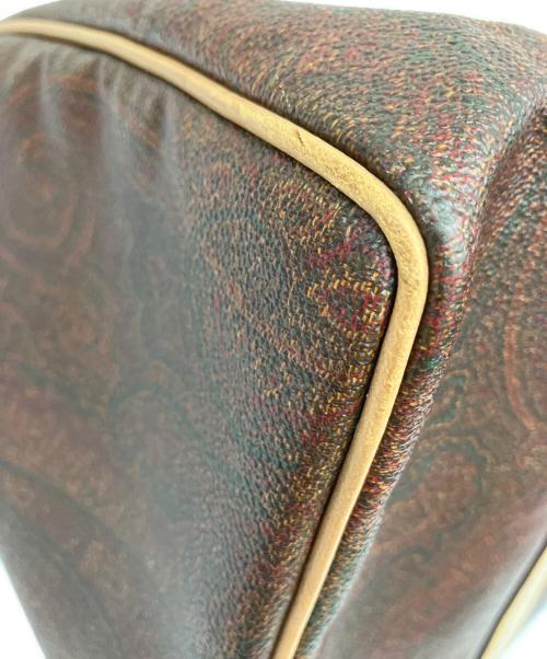 ETRO（エトロ）ETRO (エトロ) ペイズリー柄ボストンバッグ ブラウンの古着・服飾アイテム