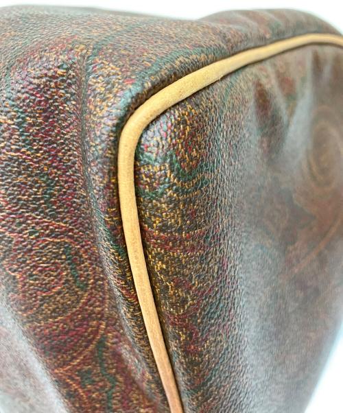 ETRO（エトロ）ETRO (エトロ) ペイズリー柄ボストンバッグ ブラウンの古着・服飾アイテム