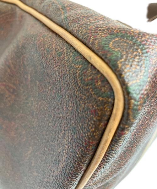 ETRO（エトロ）ETRO (エトロ) ペイズリー柄ボストンバッグ ブラウンの古着・服飾アイテム