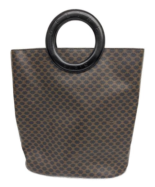 CELINE（セリーヌ）CELINE (セリーヌ) サークルハンドルバッグ ブラウンの古着・服飾アイテム
