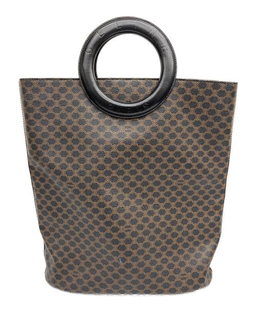 CELINE（セリーヌ）CELINE (セリーヌ) サークルハンドルバッグ ブラウンの古着・服飾アイテム