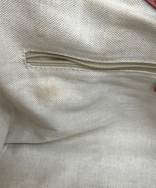 GUCCI（グッチ）GUCCI (グッチ) ハンドバッグ ベージュ×ピンクの古着・服飾アイテム