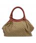 GUCCI (グッチ) ハンドバッグ ベージュ×ピンク：40000円