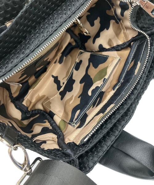 Le camouflage tribe（ル カムフラージュ トライブ）Le camouflage tribe (ル カムフラージュ トライブ) 2WAYミニトートバッグ ブラックの古着・服飾アイテム