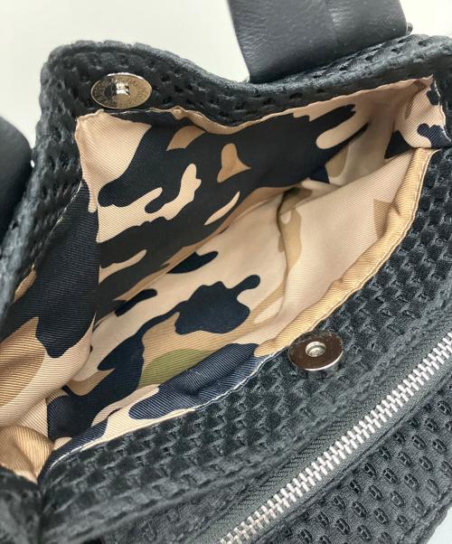 Le camouflage tribe（ル カムフラージュ トライブ）Le camouflage tribe (ル カムフラージュ トライブ) 2WAYミニトートバッグ ブラックの古着・服飾アイテム